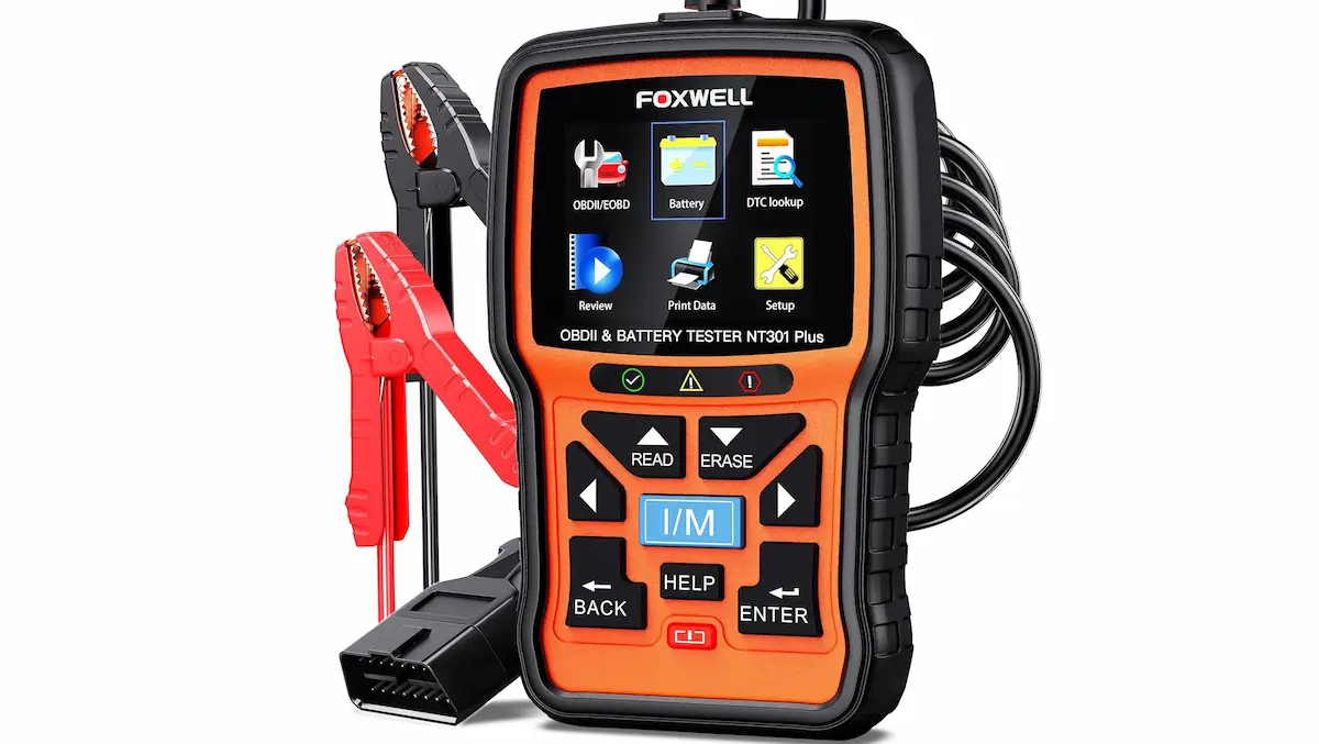 مراجعة جهاز FOXWELL NT301 Plus: فحص المحرك والبطارية في جهاز واحد!