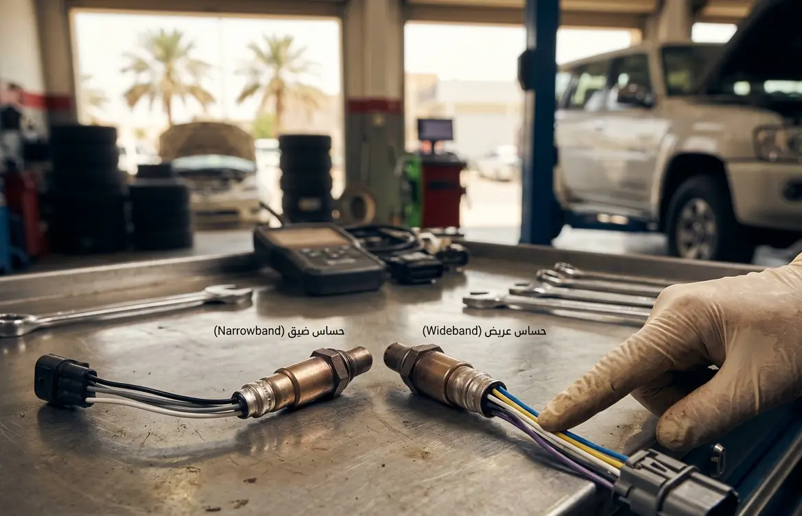 حساس الشكمان وأنواعه: الفرق بين O2 Sensor و Wideband AFR الذي يخلط فيه حتى المحترفون