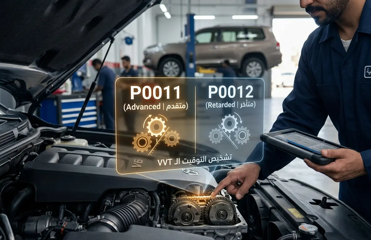 P0012 مقابل P0011: التوأمان اللي يربكان الميكانيك وكيف تفرق بينهم في دقيقتين