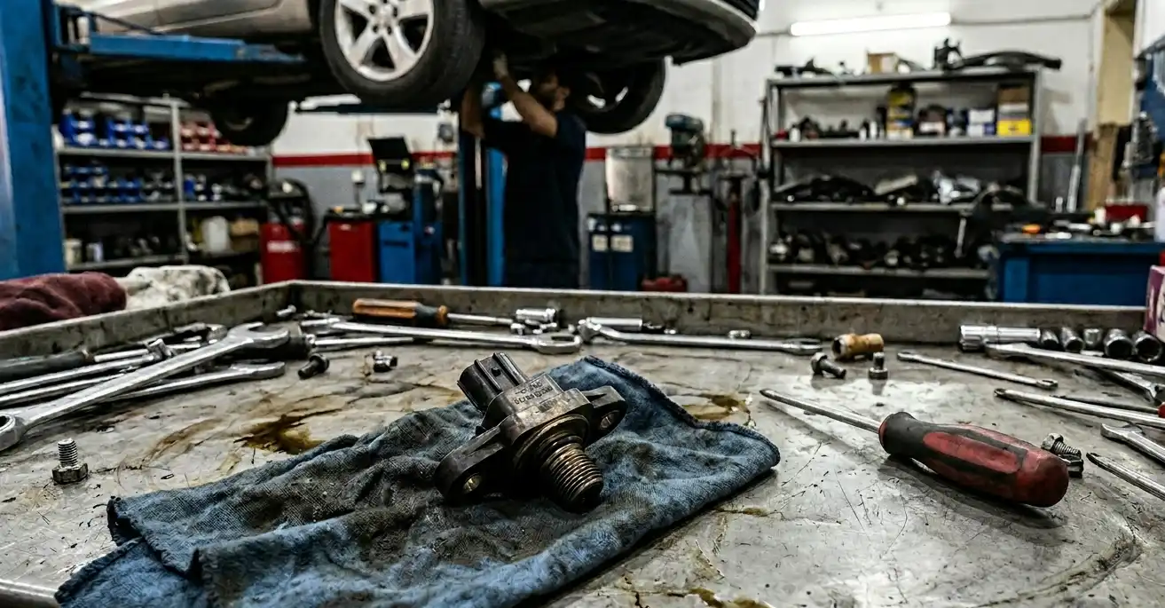 P0193 وP0191: حساس ضغط رامب الوقود (Fuel Rail) — الكود اللي يتحول لعدوك لو تجاهلته