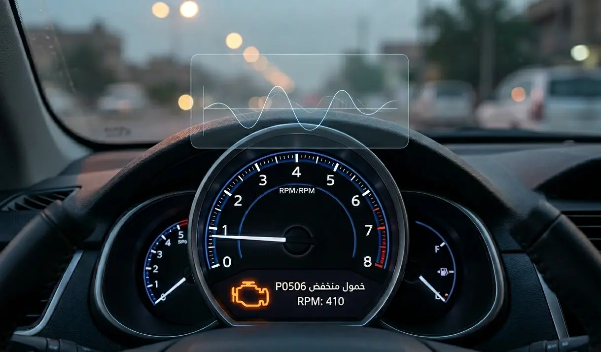 P0507 وP0506: الفريل المرتفع والمنخفض — شرح الفرق وحل الموتر المجنون في الخمول