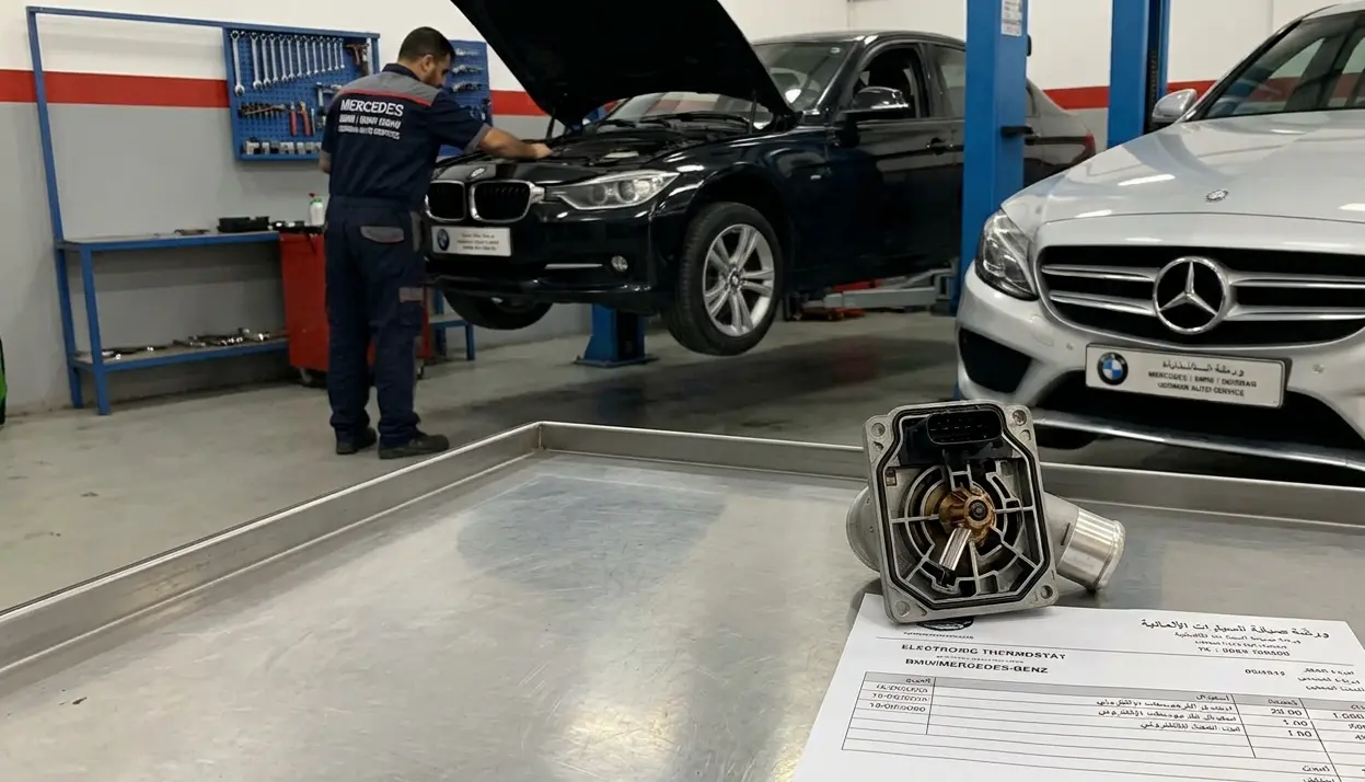 أكواد P0597 و P0598 في BMW و Mercedes: الثرموستات الإلكتروني الذي يكلفك غالياً
