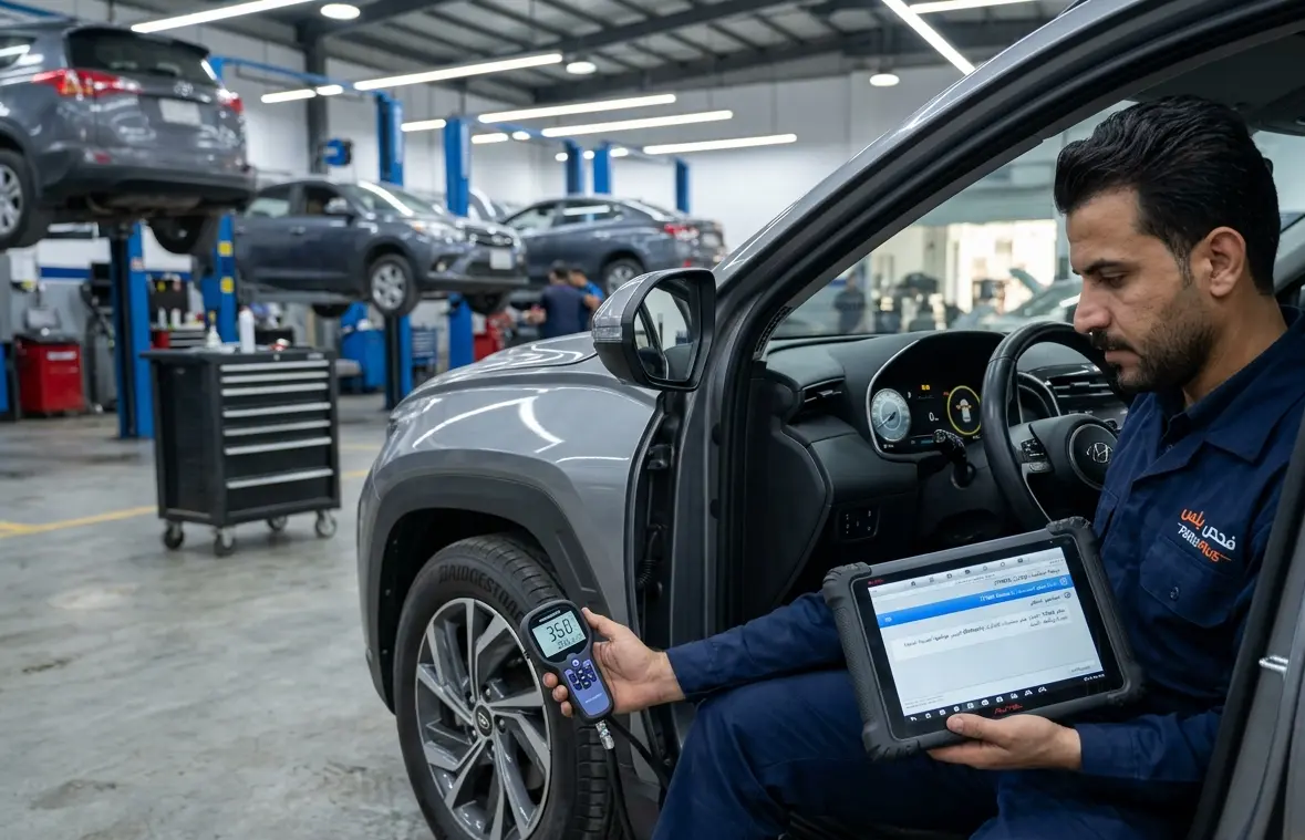 لمبة ضغط الإطارات (TPMS) مضاءة رغم أن الهواء طبيعي؟ إليك طريقة إعادة البرمجة.